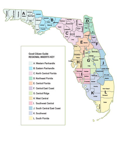 Map of Regions