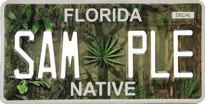 Florida Native Plate image